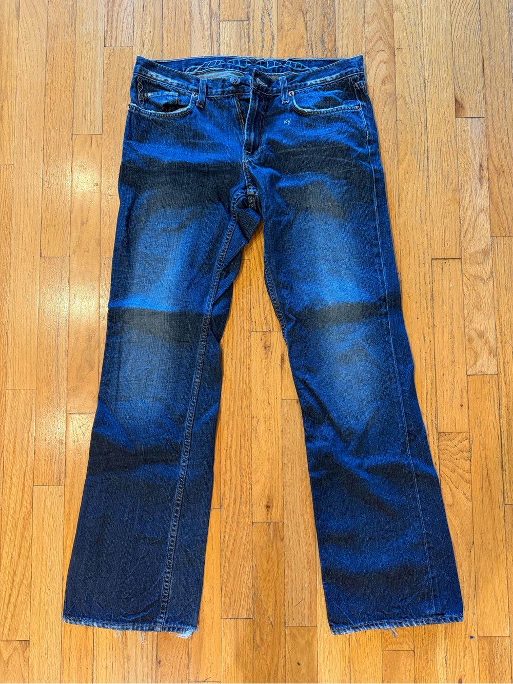 Genetic Denim Men's Bootcut Jeans in Dark Blue